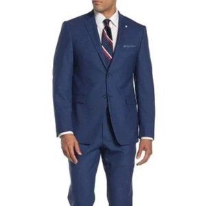 Original Penguin Men's Slim Fit Suit Jacket Dark Blue